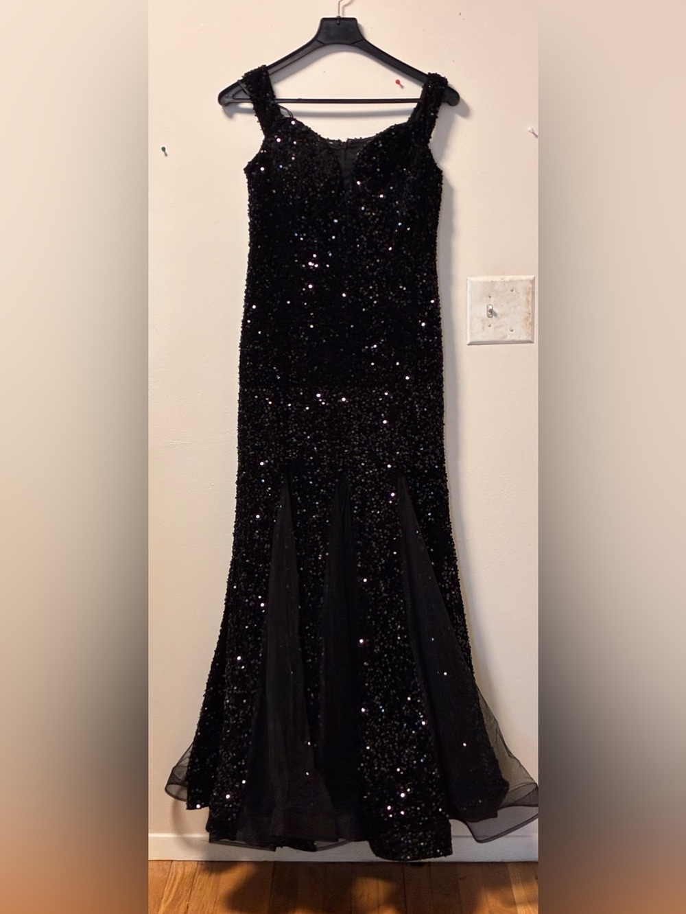 Fashion Nova Black Sequin Mermaid Prom Dress